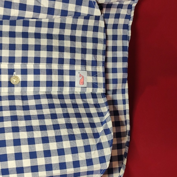 Vineyard Vines Classic Fit Murray Blue Checker Long Sleeve Button Up - Small NWT - Picture 2 of 8